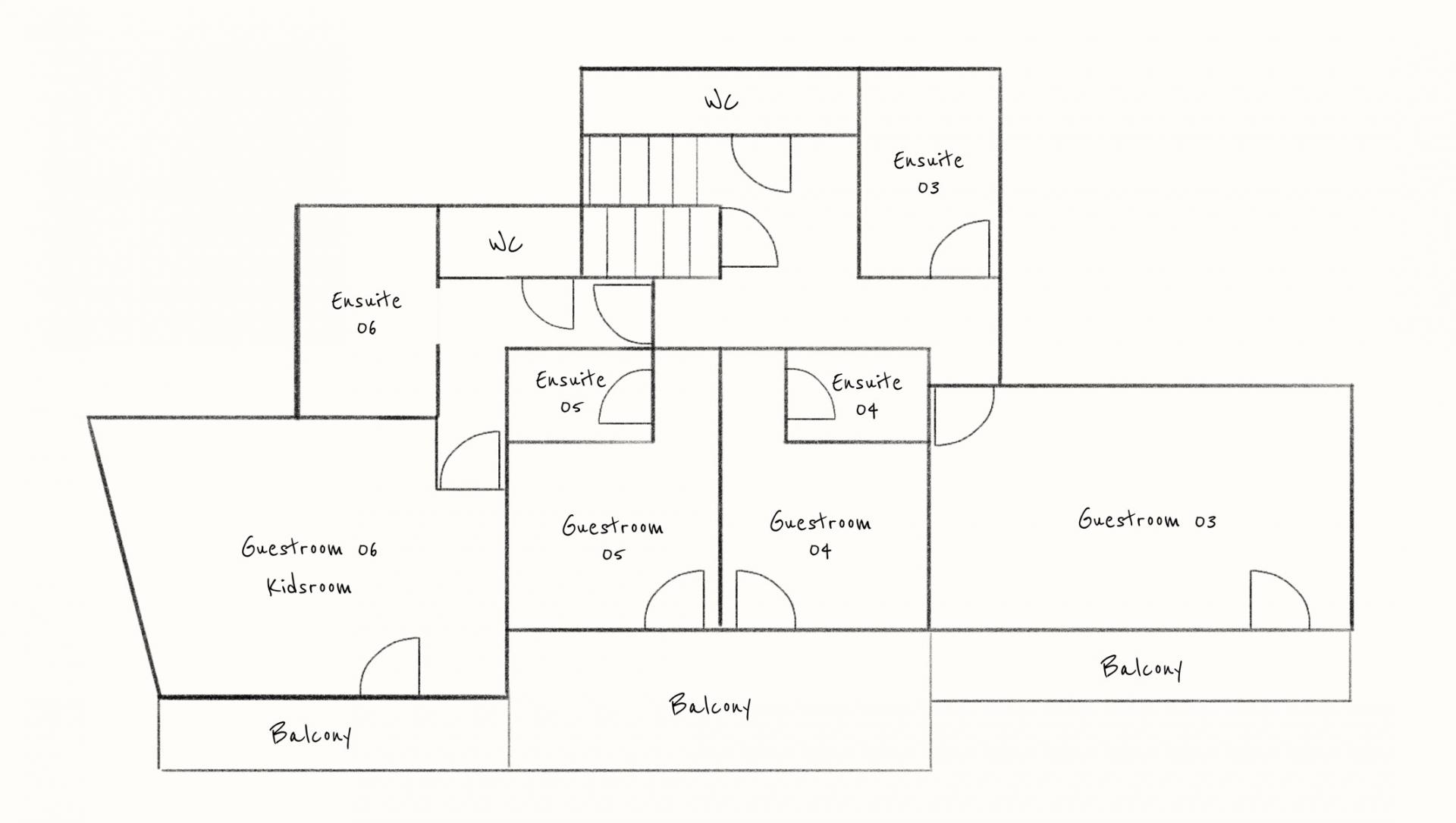 Chalet Etoile Des Neiges, Meribel floorplan - The Chalet Edit