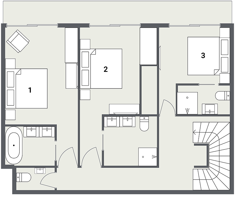 Chalet Les Sapins, Les Gets floorplan - The Chalet Edit