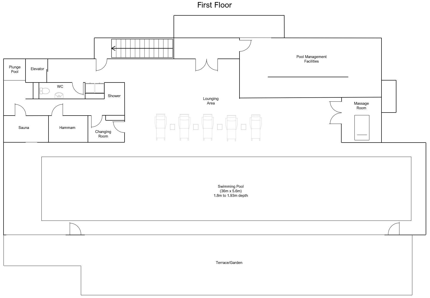 Chalet Peregrine, Verbier floorplan - The Chalet Edit