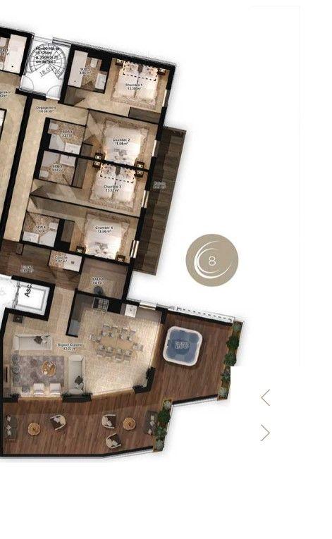 Cocoon 10, Val Thorens floorplan - The Chalet Edit