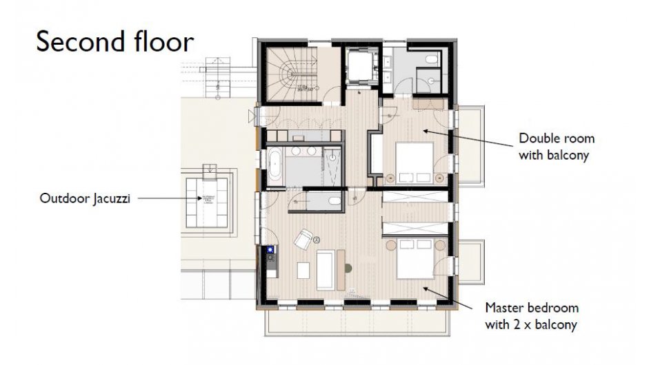 Chalet Mimi, Lech floorplan - The Chalet Edit
