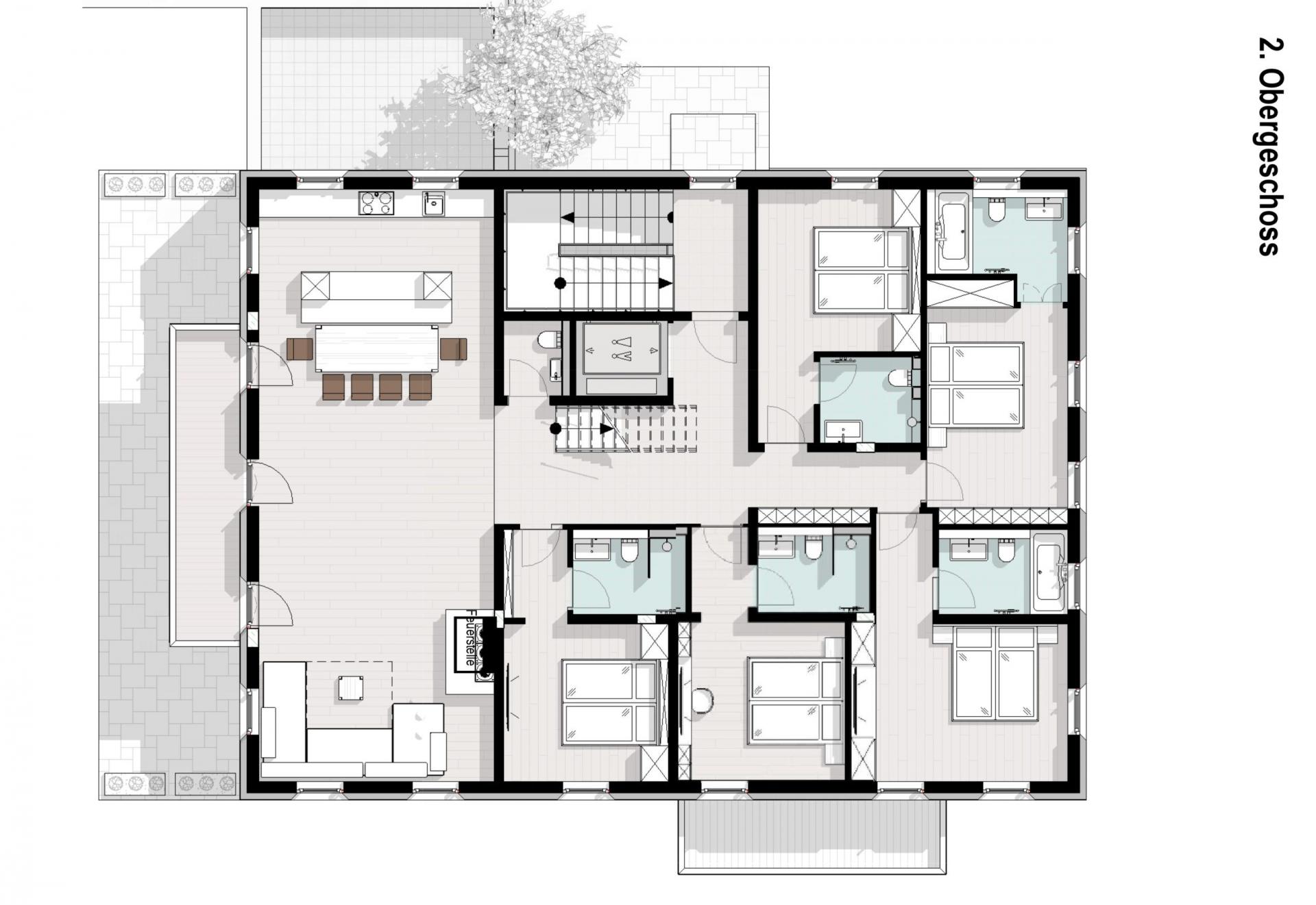 Chalet Silver Fox, St Anton floorplan - The Chalet Edit