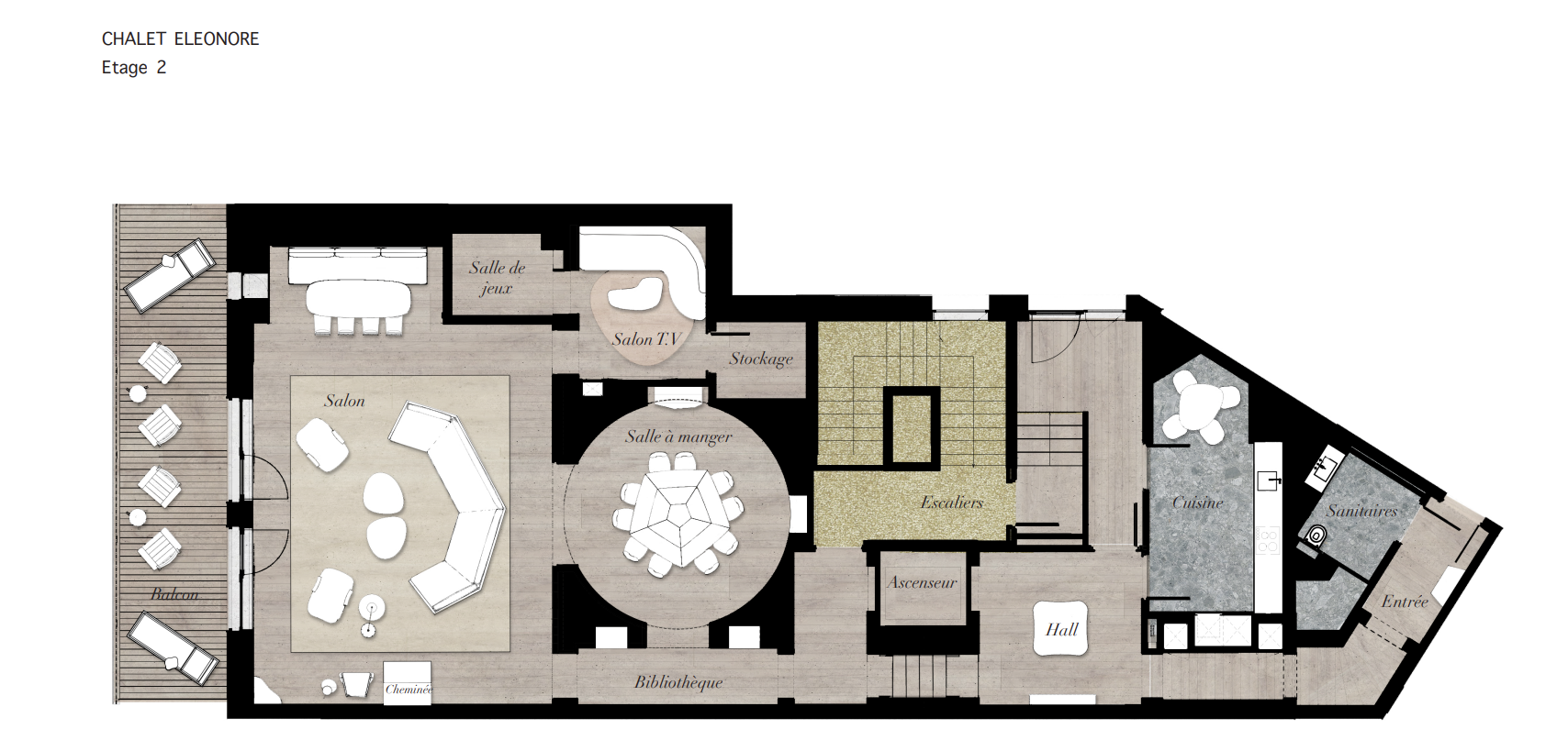 Chalet Eleonore, Meribel floorplan - The Chalet Edit