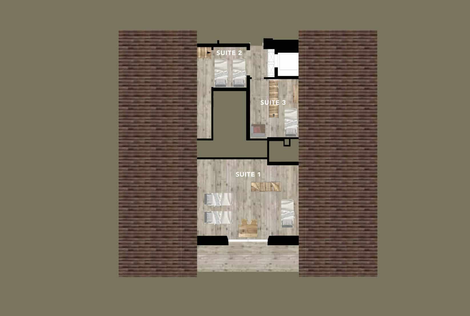 Cesa del Louf, Arabba floorplan - The Chalet Edit