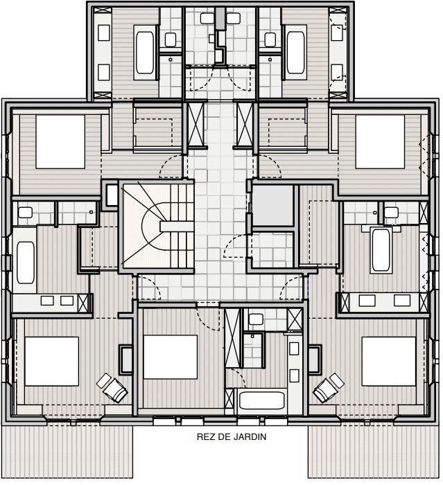 Chalet Izoard, Megève floorplan - The Chalet Edit
