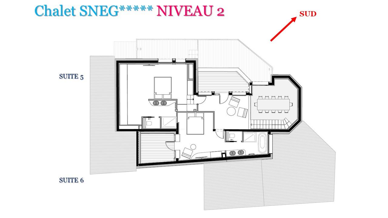 Chalet Sneg, Tignes floorplan - The Chalet Edit