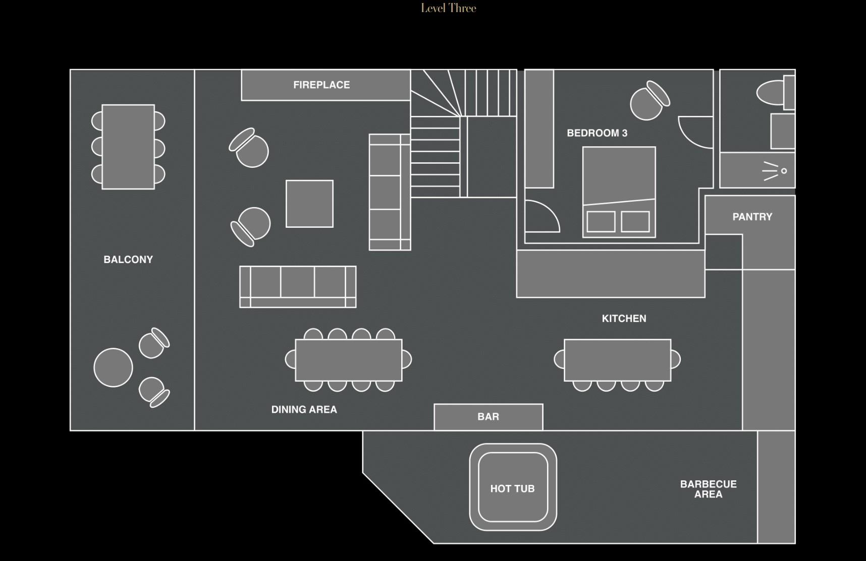 Chalet Genevieve, Morzine floorplan - The Chalet Edit