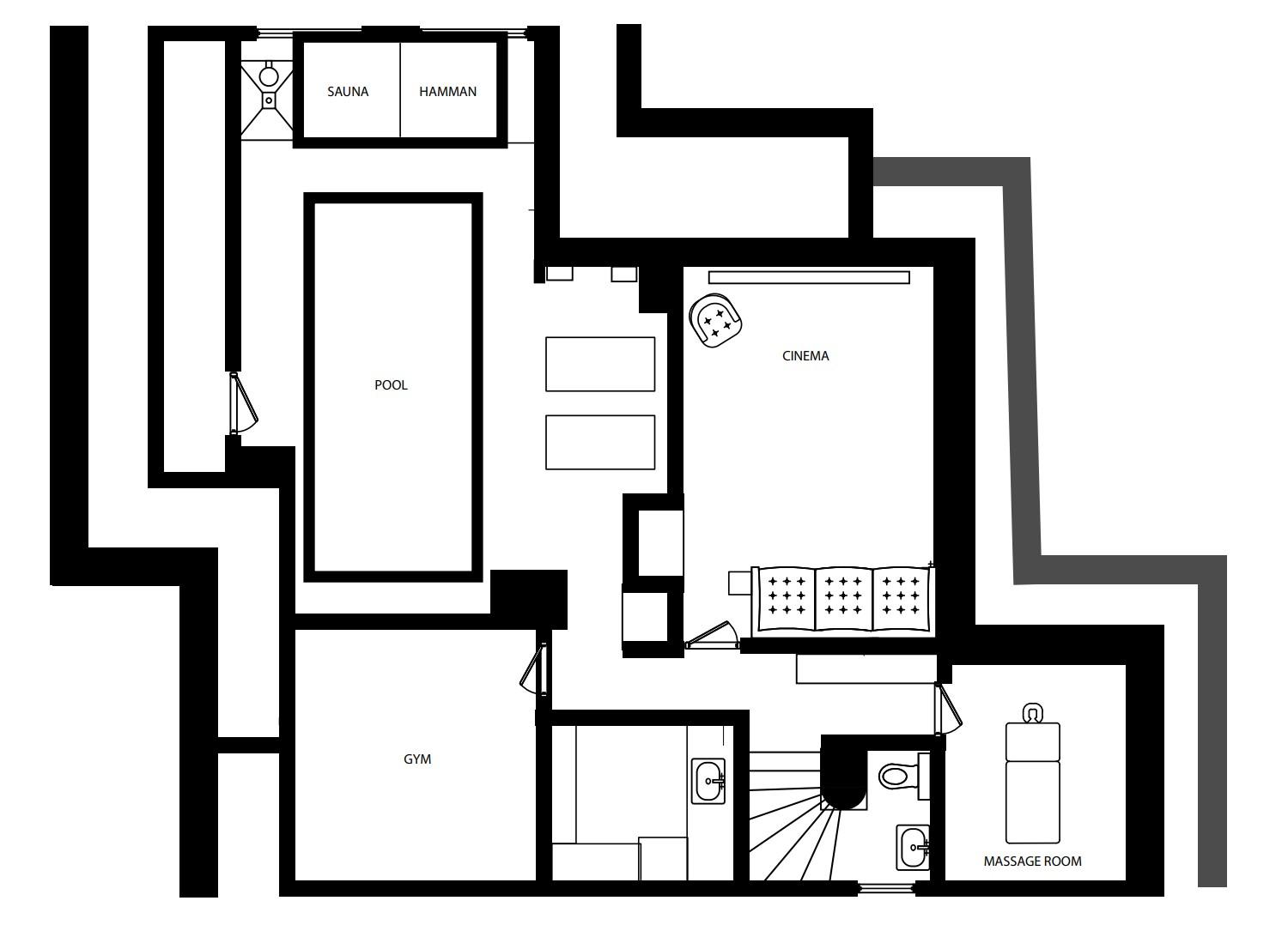 Chalet Alice, Meribel floorplan - The Chalet Edit