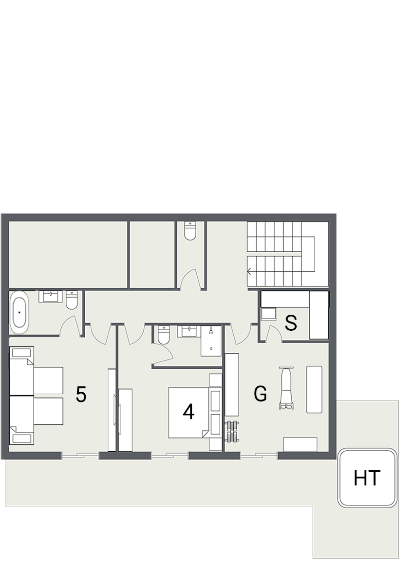 Chalet Cascades, Morzine floorplan - The Chalet Edit