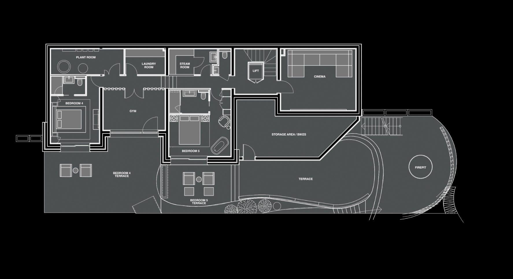 Chalet Écliptique, Morzine floorplan - The Chalet Edit