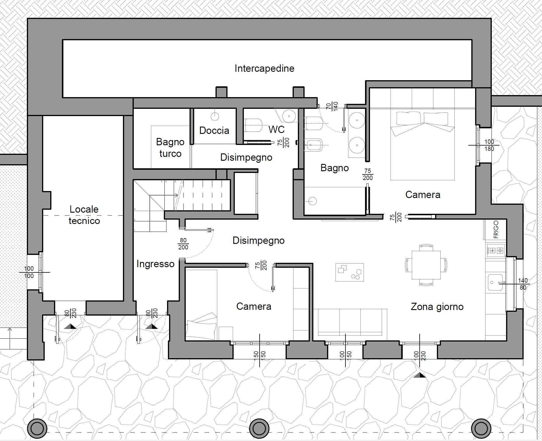 Chalet Snøstorm, Cervinia floorplan - The Chalet Edit