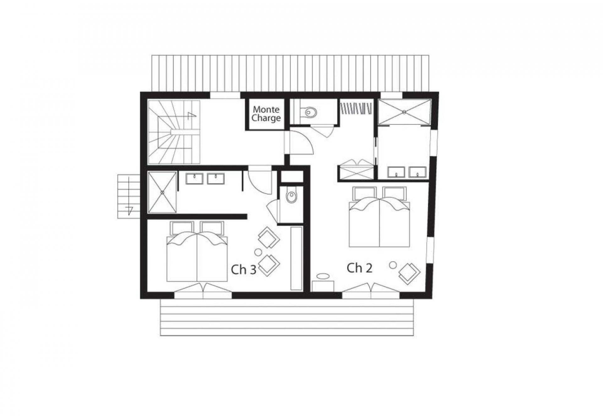 Chalet L'Abreuvoir Méribel floorplan - The Chalet Edit
