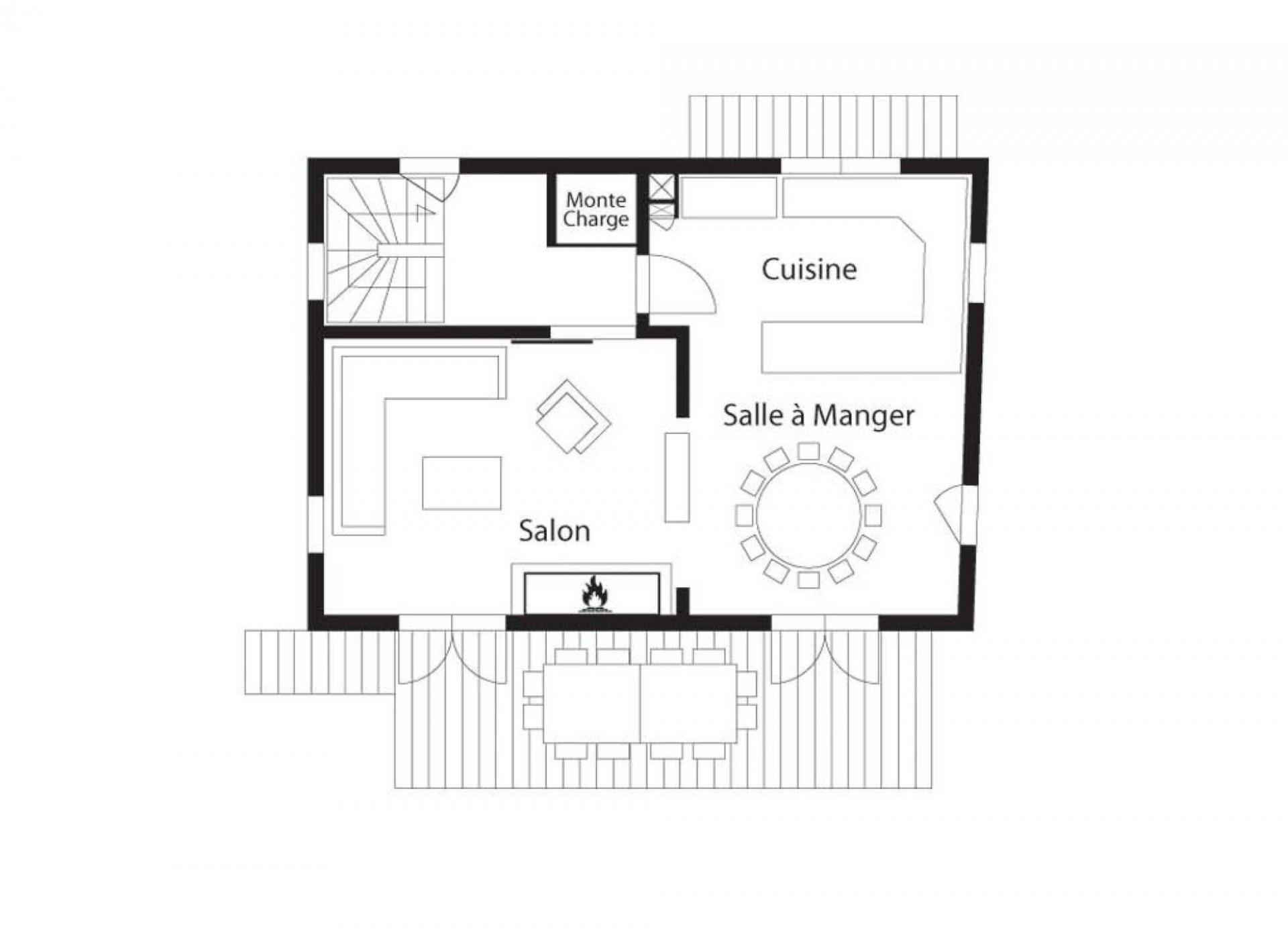 Chalet L'Abreuvoir Méribel floorplan - The Chalet Edit