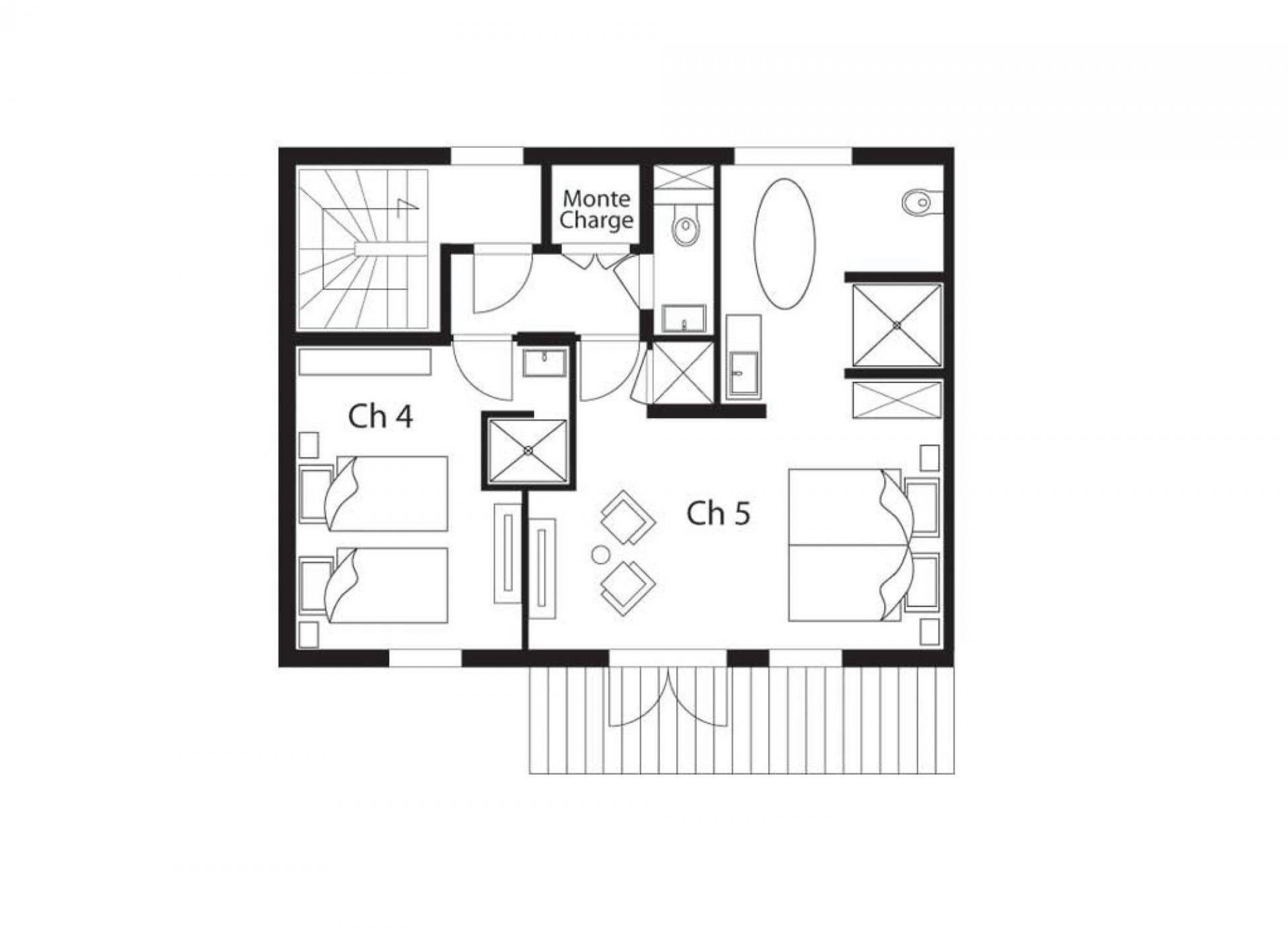 Chalet L'Abreuvoir Méribel floorplan - The Chalet Edit