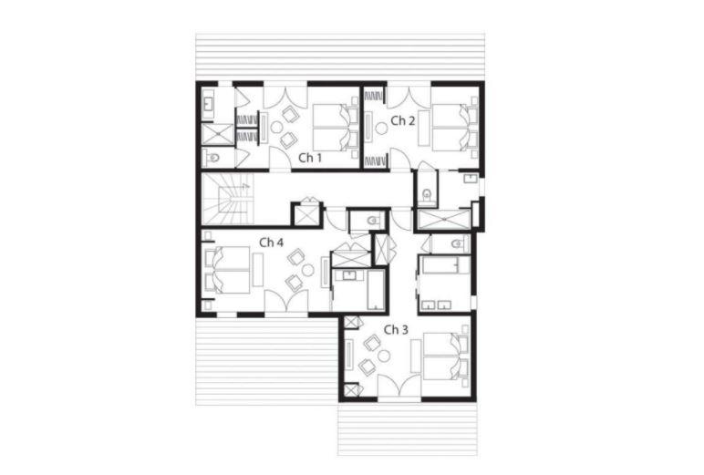 Chalet Ecume des Neiges, Meribel floorplan - The Chalet Edit
