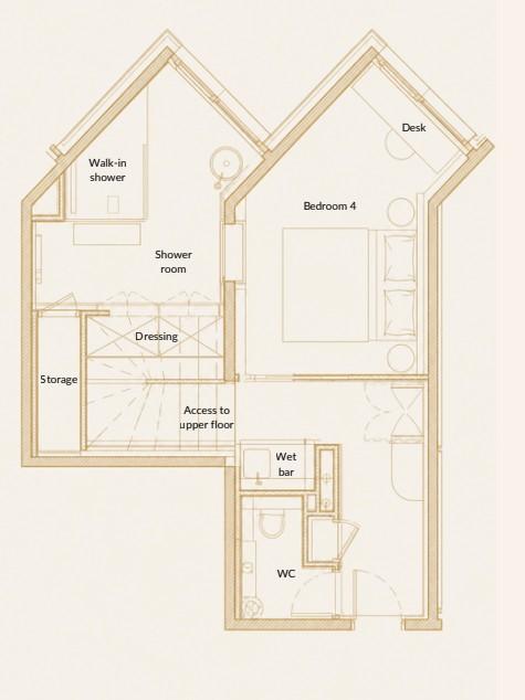 Chalet De Cristal, Val d'Isere floorplan - The Chalet Edit