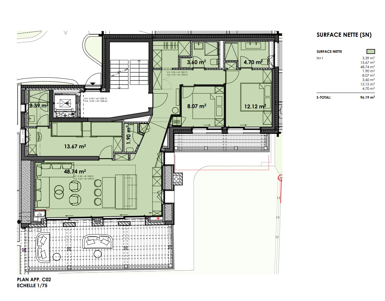 Chalet Stefano, Verbier floorplan - The Chalet Edit