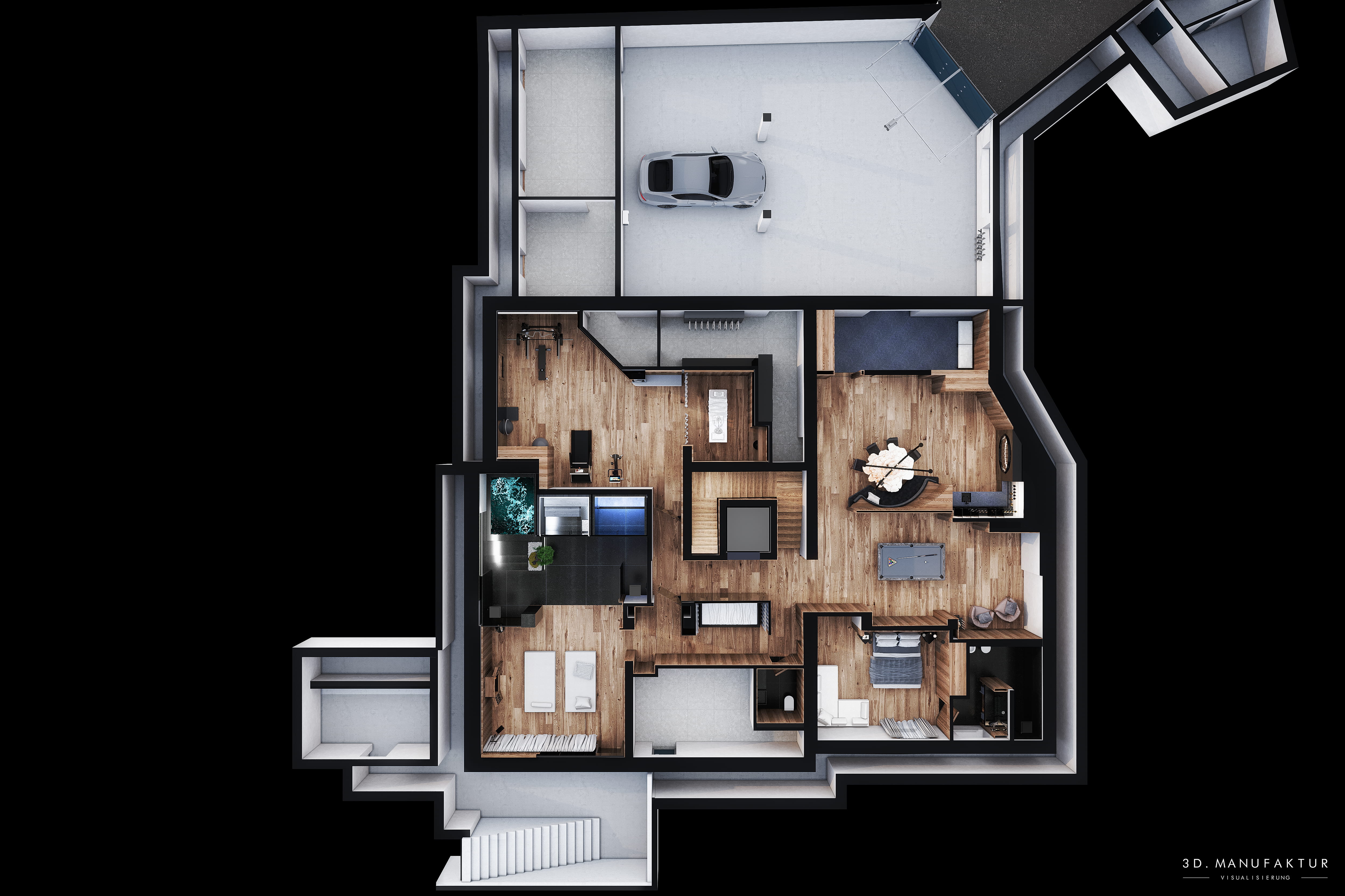 Chalet Alpurio, Selva Val Gardena floorplan - The Chalet Edit