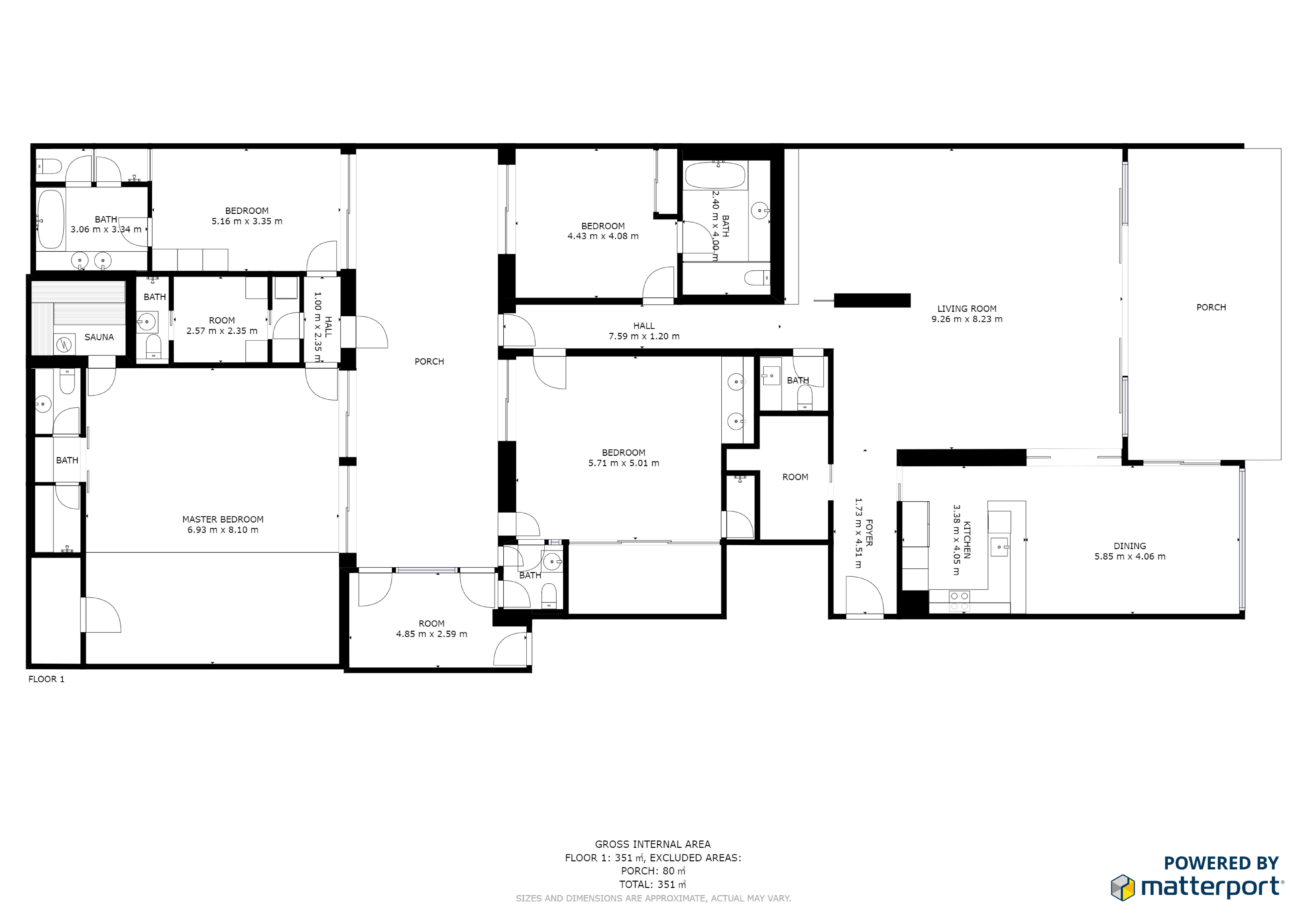 Apartment Snow White, St Moritz floorplan - The Chalet Edit