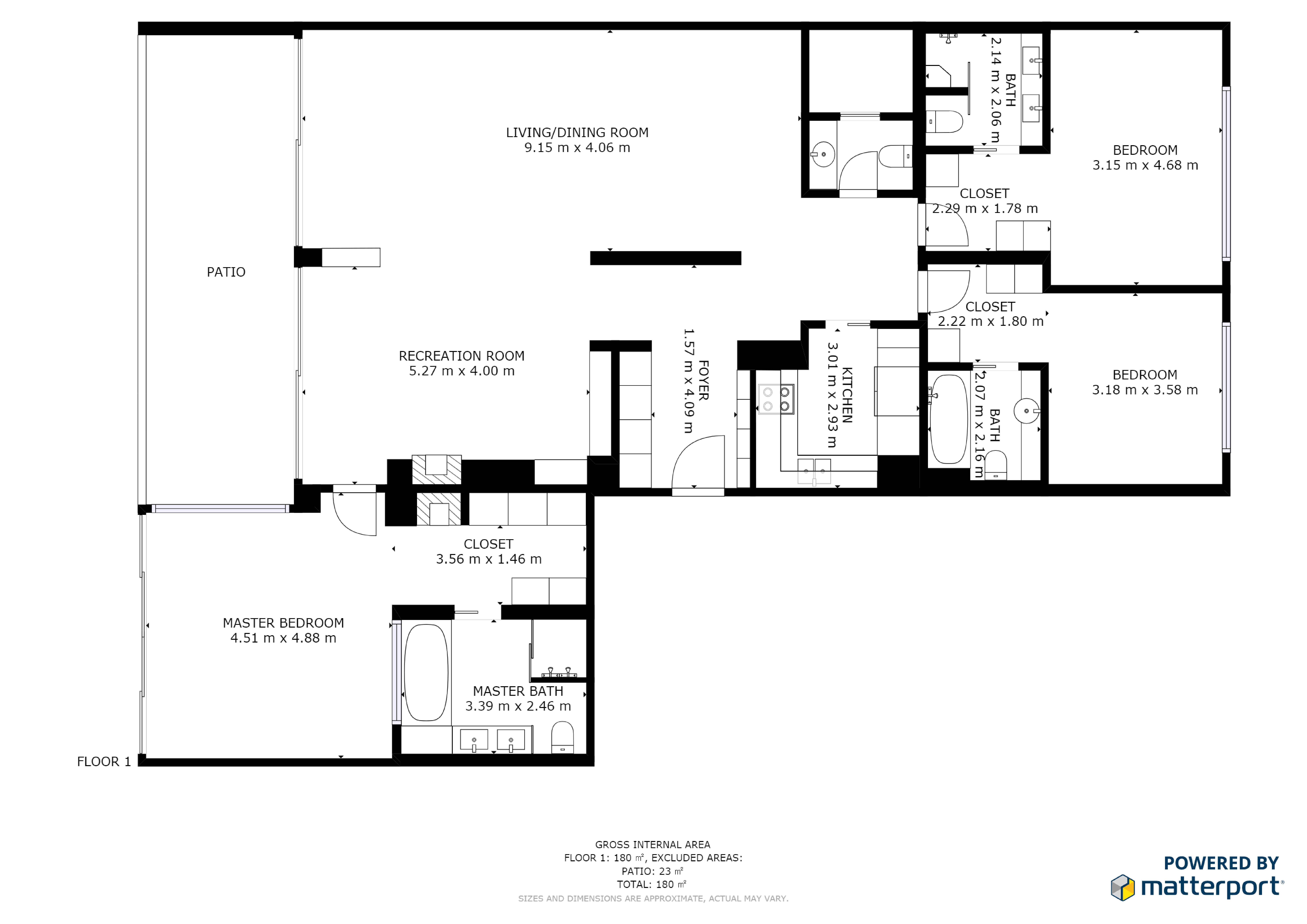 Apartment Lakeside, St Moritz floorplan - The Chalet Edit