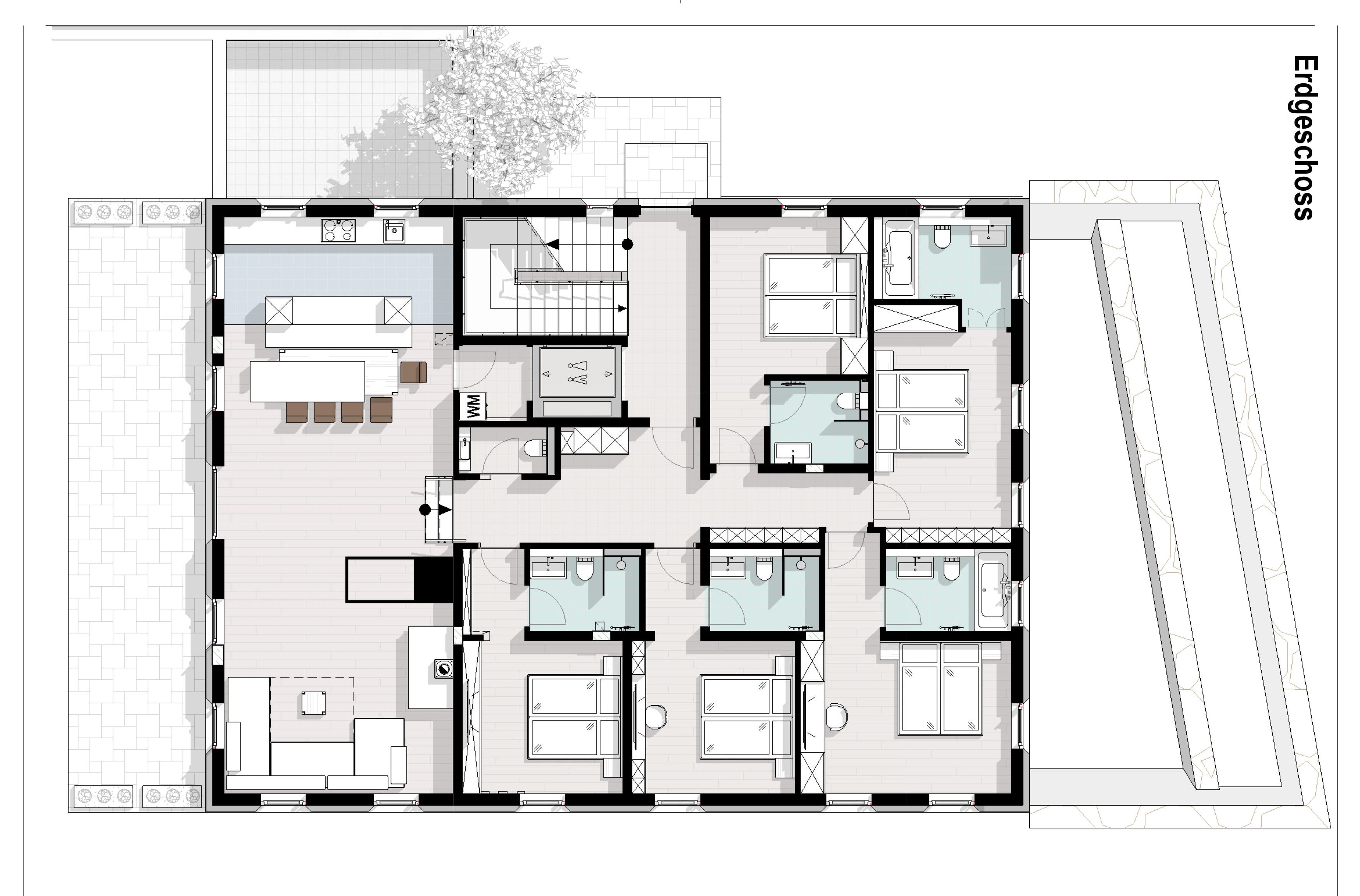 Chalet Silver Fox 1, St Anton floorplan - The Chalet Edit