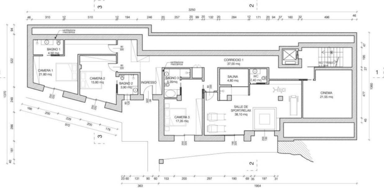 Chalet Breithorn, Cervinia floorplan - The Chalet Edit