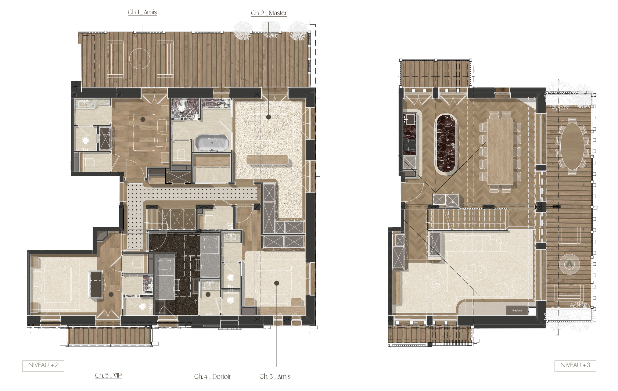 Le Joseph, Val d'Isere floorplan - The Chalet Edit