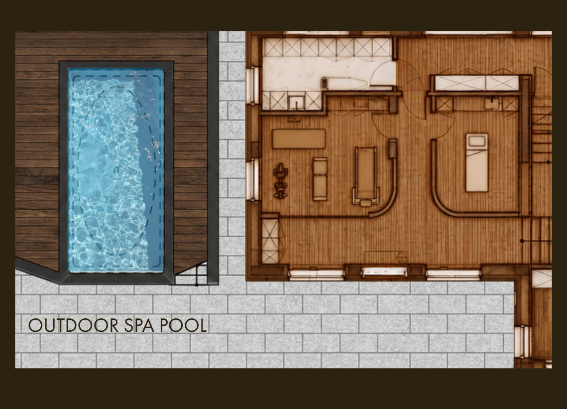 Chalet Chiarina, Cervinia floorplan - The Chalet Edit